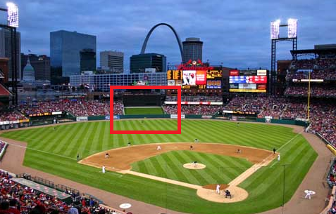 The Batter's Eye - Busch Stadium - The Visual Aspects of Baseball | SureVision Eye Centers